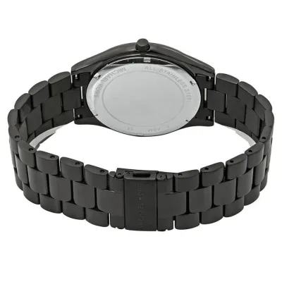 Michael Kors Slim Runway Black Dial Men's Watch